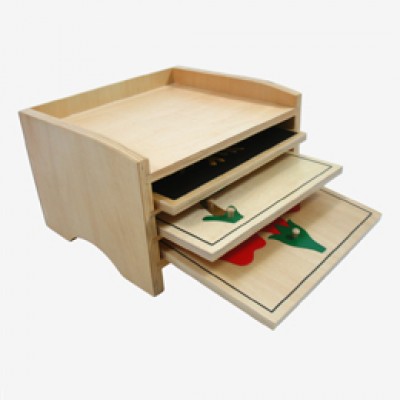 Szafka z puzzle botaniczne