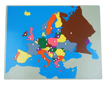 Europa - mapa puzzle