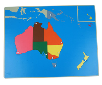 Australia - mapa puzzle