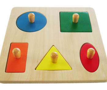 Puzzle - kształty geometryczne