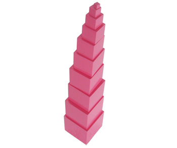 Mini - Róźowa wieża 