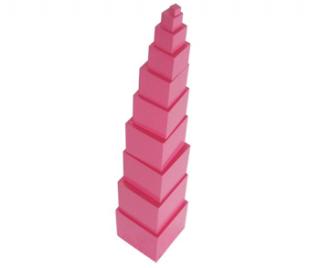 Mini - Róźowa wieża 